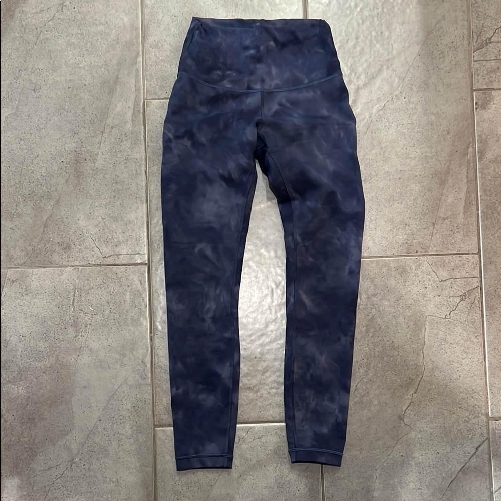 lululemon wunder train Blue Leggings
